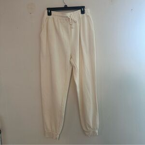 Knight Cream Jogger Sweatpants
